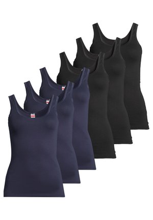 Maglietta intima - schwarz   dunkelblau