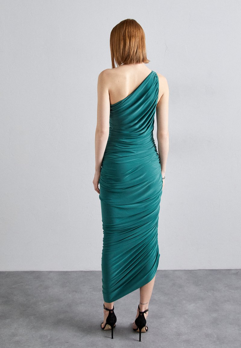 slim fit dress slacks Norma Kamali Women's Diana Dress - Green - Size Xs