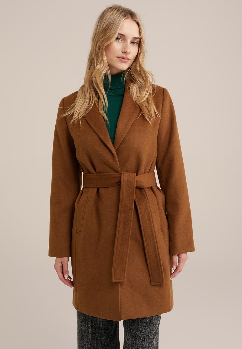 WE Fashion Klassikaline mantel - brown