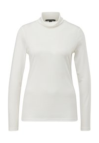 comma Langarmshirt - weiß