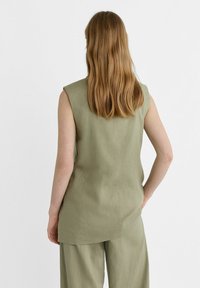 Stradivarius Weste - dark green