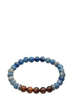 Kuzzoi Buddha Bracciale Da Uomo In Vetro Riciclato E Perle In