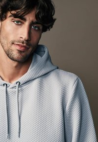Next REGULAR FIT - TEXTURED OVERHEAD - Luvtröja - grey