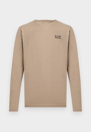 TRAIN CORE TEE UNISEX - T-shirt à manches longues - roasted cashew