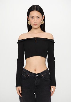 VALIA  - Long sleeved top - black