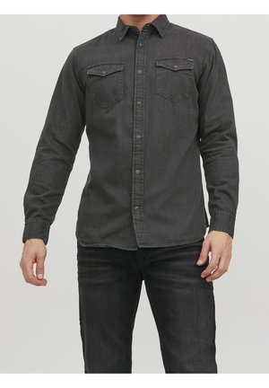Skjorter - black denim