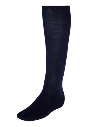 FALKE Nelson M So lana tinta unita 1 paio, Calzini Uomo, Blu Dark Navy 6370, 39-42