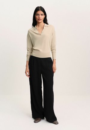 THE SET, 3 PACK - Strickpullover - stone brown taupe chocolate brown