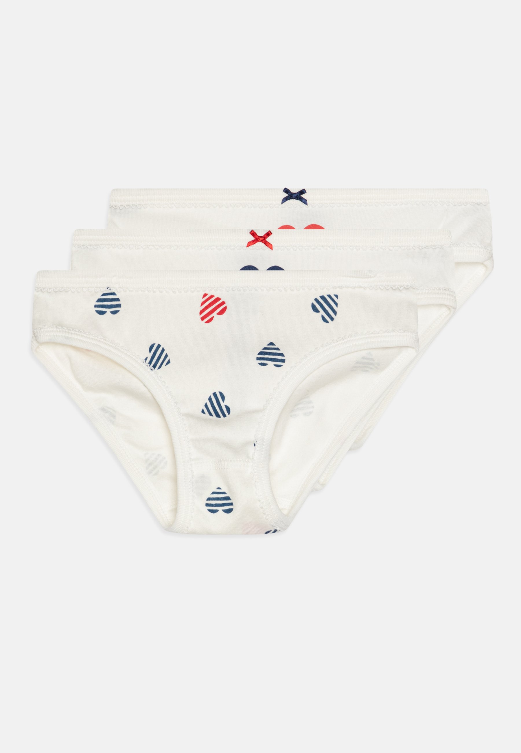 Petit Bateau KIDS CULOTTES PACK Slip marshmallow/bleu/rouge