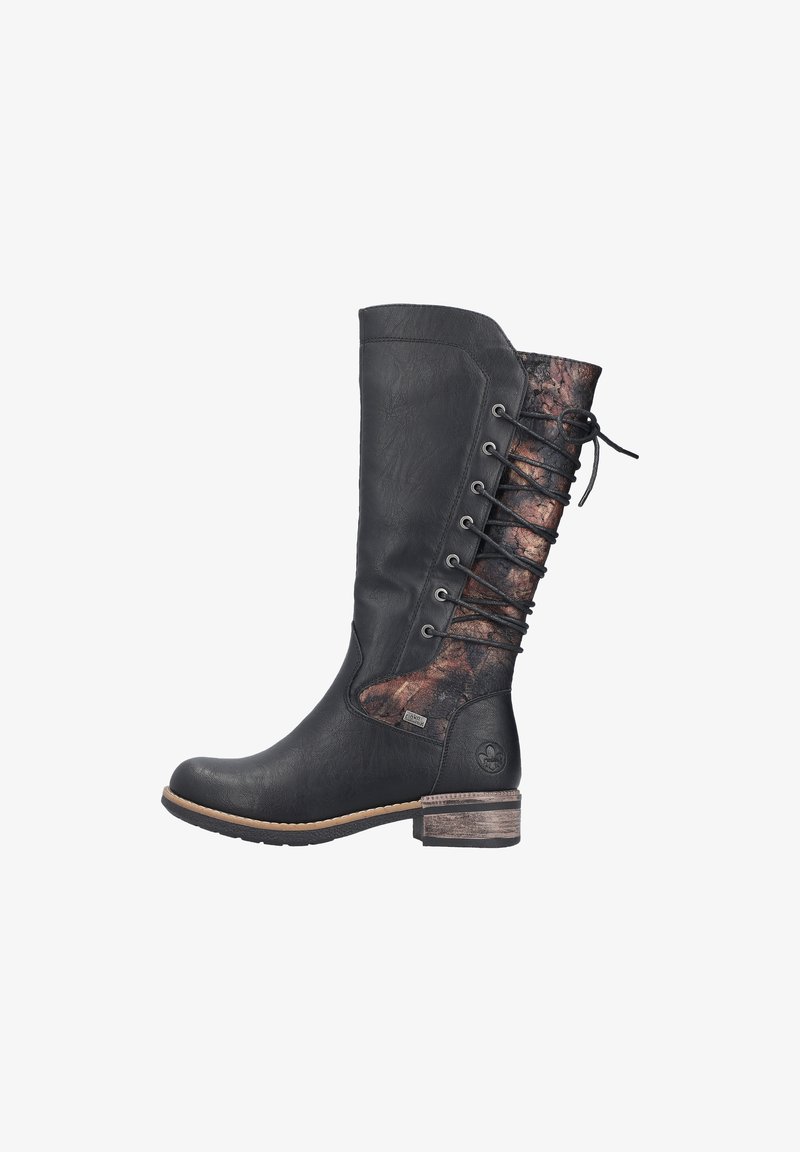 Rieker Bottes à lacets - noir