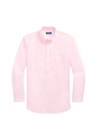Camisa elegante - caramel pink white