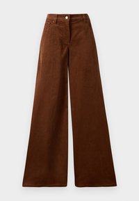 WIDE LEG PANT - Hlače - chocolate