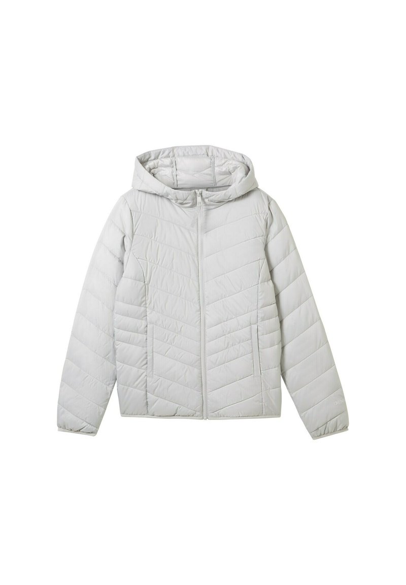 Tom Tailor Denim Winterjas zilverkleurig