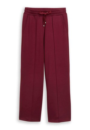 TOM TAILOR, TOM TAILOR HOSEN & CHINO WIDE LEG SCUBA HOSE - Jogginghose - preppy plum