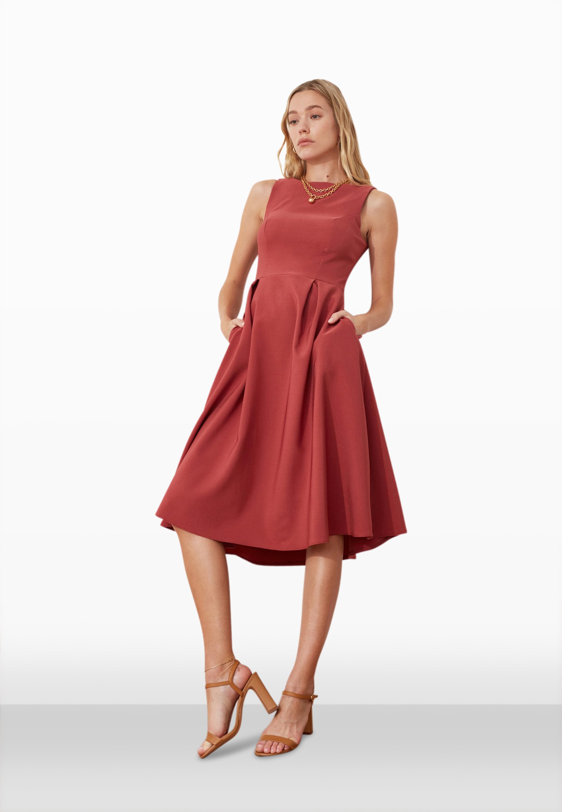 Trendyol Jurk - pink/donkerroze - Zalando.nl