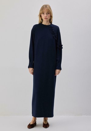RUFFLED - Maxi šaty - navy blue