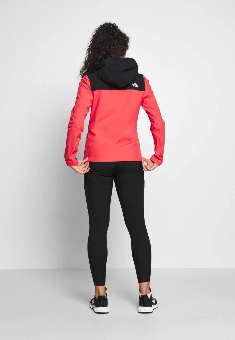 The North Face Womens Tente Jacket Hardshelljacke Cayenne Red Black Koralle Zalando De