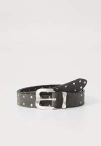 LEATHER UNISEX - Remen - black