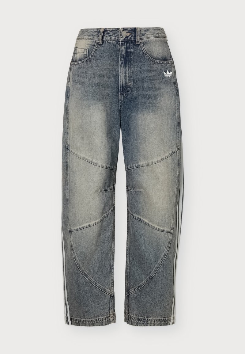 adidas Originals BARREL PANTS - Loose-fit jeans - indigo denim/dark ...