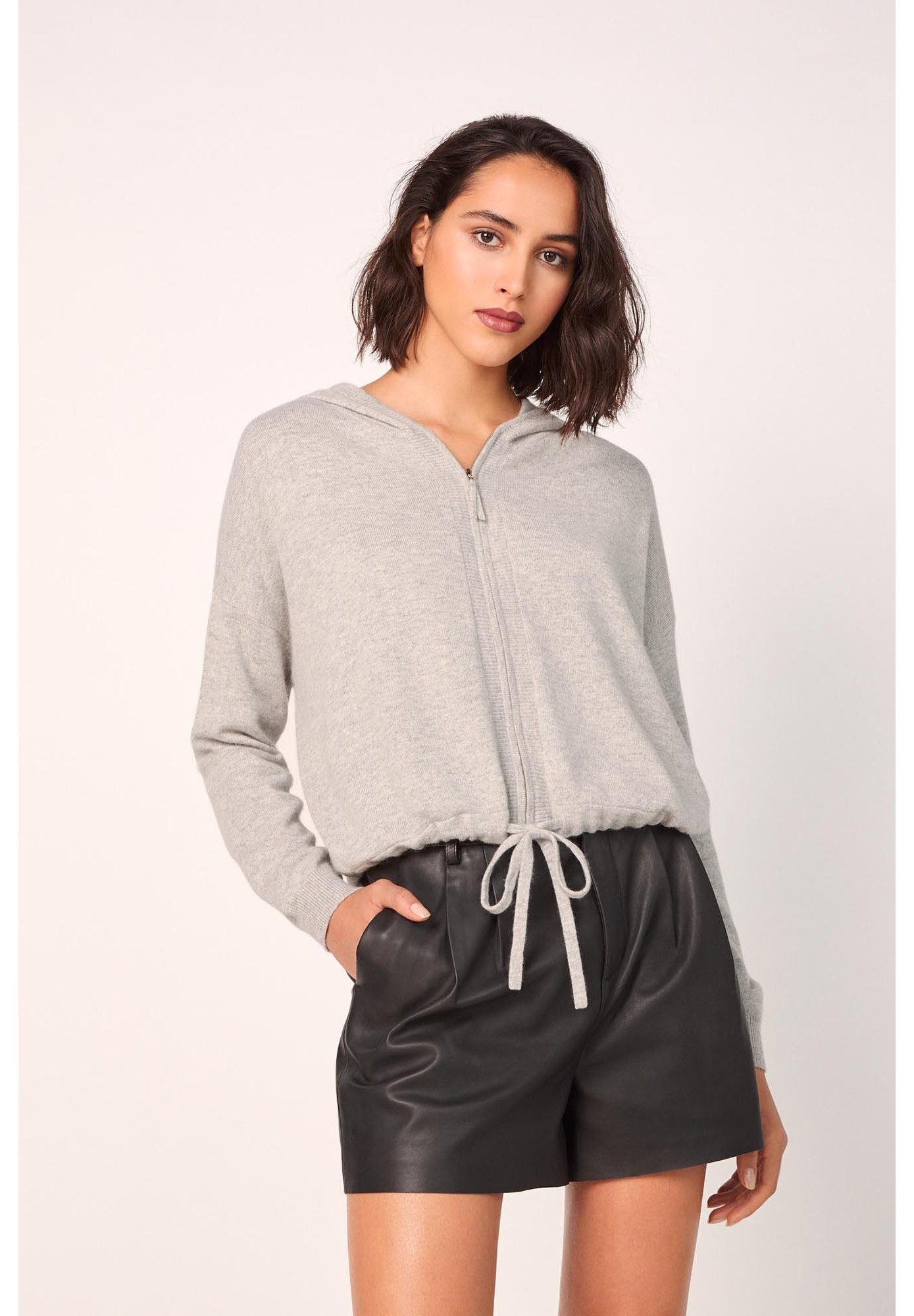 Gilet Cardigan Kookai Bubble - En Viscose Rose, Pans Froncés, Taille 40/42, Neuf Avec étiquettes