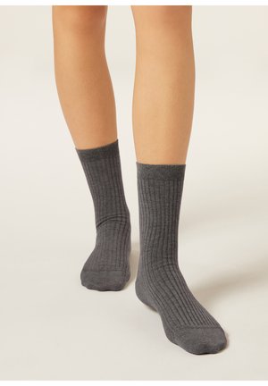 Calzedonia Socks - grau grigio medio melange