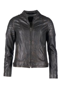 Mustang Lederjacke - schwarz