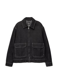 WITH POCKETS - Farkkutakki - dark blue denim