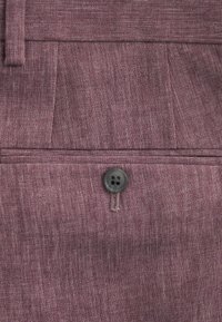Next SLIM FIT LINEN BLEND - Housut - pink