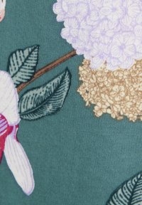 LASCANA Nočná košieľka - tannengrün blumenmuster