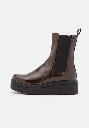 Plateaustiefelette - brown