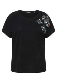 Ulla Popken Camiseta estampada - black