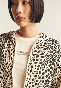 Freddy Sudadera con cremallera - leopard animalier on white
