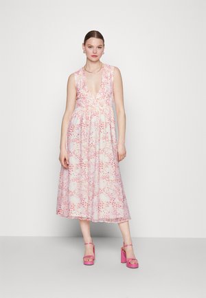 Vero Moda VMDORA KAYA DRESS - Φόρεμα ημέρας - snow white