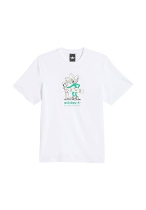 adidas Originals, SKATEBOARDING PUSH TEE - T-shirt imprimé - white