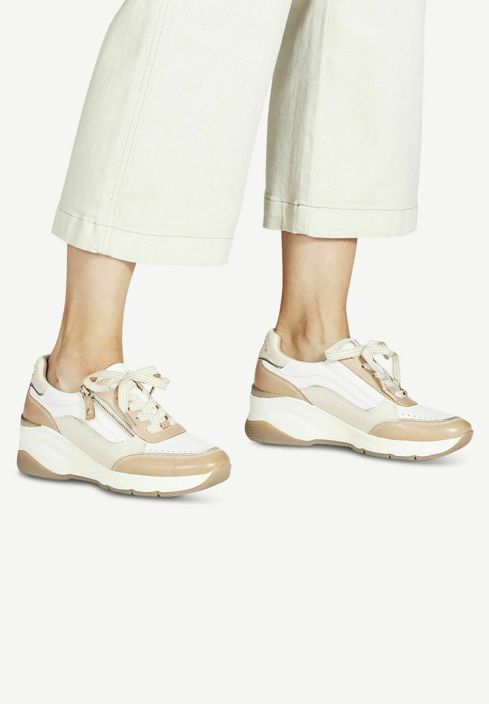 Tamaris Pure Relax LACE UP - Baskets basses - camel comb/marron - ZALANDO.FR