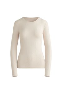 THERMAL SEAMLESS BASE LAYER T-SHIRT - Top dugih rukava - sand