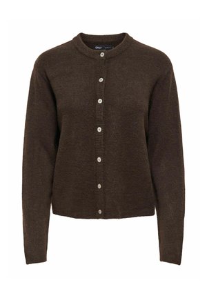 ONLY, ONLSIMONI L/S O-NECK CARDIGAN KNT NOOS - Chaqueta de punto - coffee bean