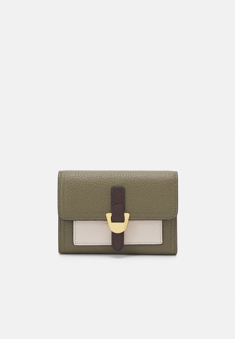 Coccinelle CAMPUS - Portofel - brown/green/offwhite