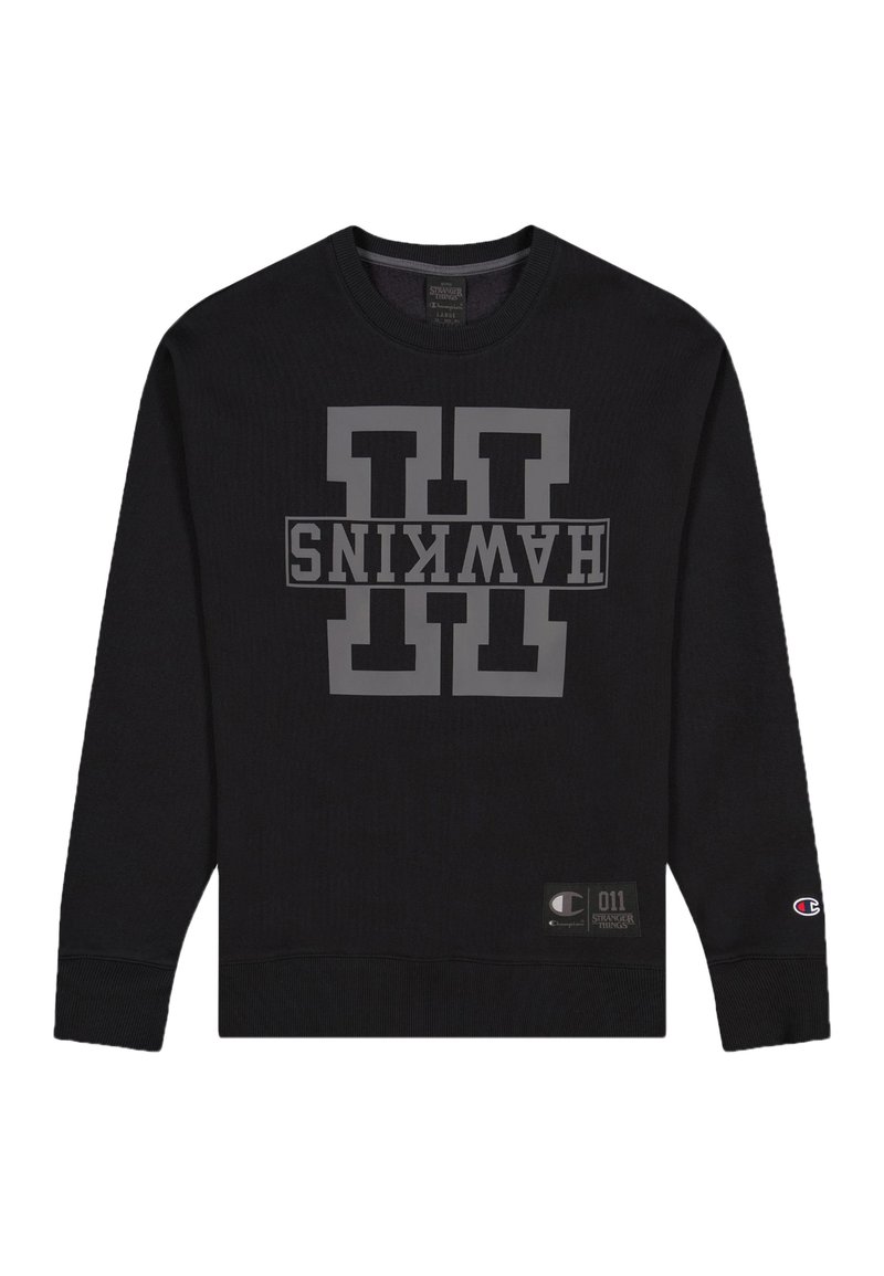 Herren Kapuzenpullover | Champion Rochester STRANGER THINGS UNISEX Sweatshirt black/schwarz - CZ46026 Herren Kapuzenpullover | Champion Rochester STRANGER THINGS UNISEX Sweatshirt black/schwarz - CZ46026