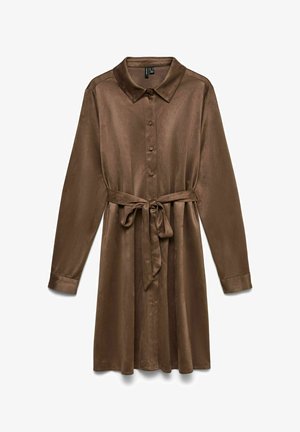 Vero Moda, SHIRT DRESS VMKATTY SHORT DRESS - Robe chemise - fossil
