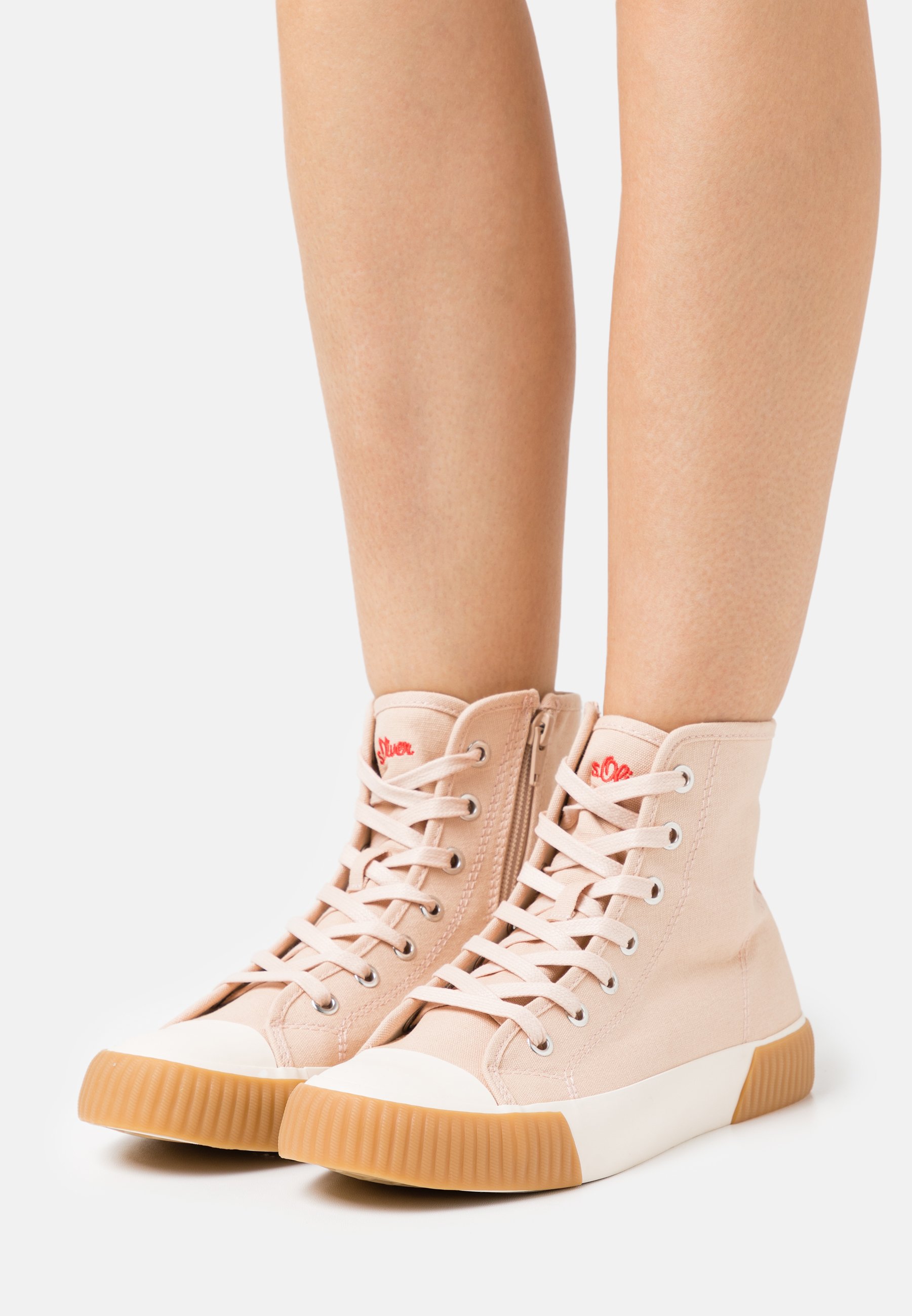 s.Oliver Sneakers hoog - rose/Nude - Zalando.be
