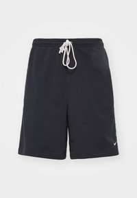 FLEECE 8IN SHORT - Sportske kratke hlače - black/pale ivory
