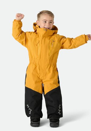 Isbjörn of Sweden, ISBJÖRN PENGUIN VINTEROVERALL UNISEX - Skioverall / Skidragter - mottled yellow