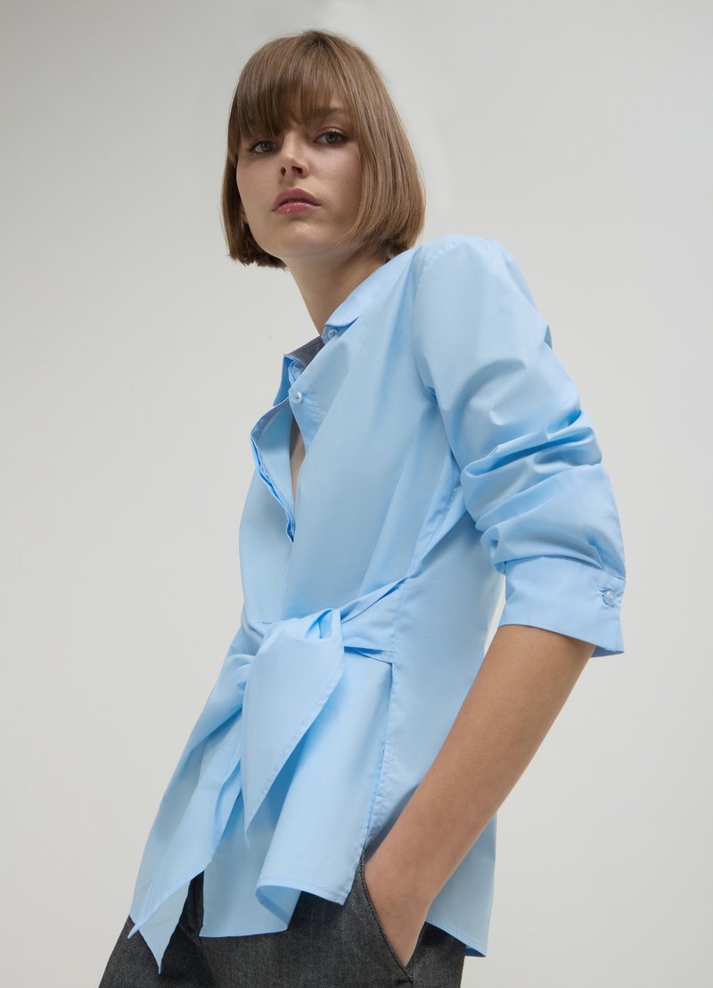 Calliope CON NODO  - Hemdbluse - azzurro