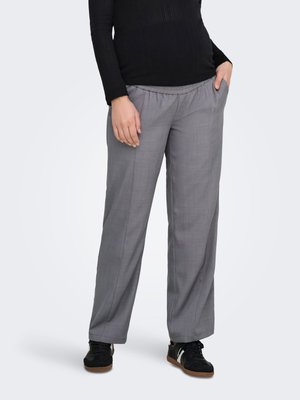ONLY MATERNITY MISADORA BARREL FIT  - Trousers - medium grey melange