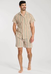South Beach STRIPE ZIG ZAG  - Shorts - rust