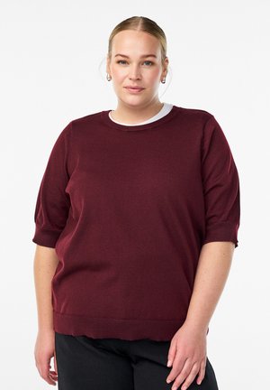 FLASH - FEIN MIT KURZEN ÄRMELN - T-shirt basique - winetasting