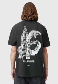 AllSaints Majica kratkih rukava s printom - black