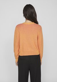 VILA VIRIL - Adīta jaka - solar power/tigerlily