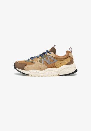 Flower Mountain, SOLIN MAN - Trainers - cognac-beige-militärgrün